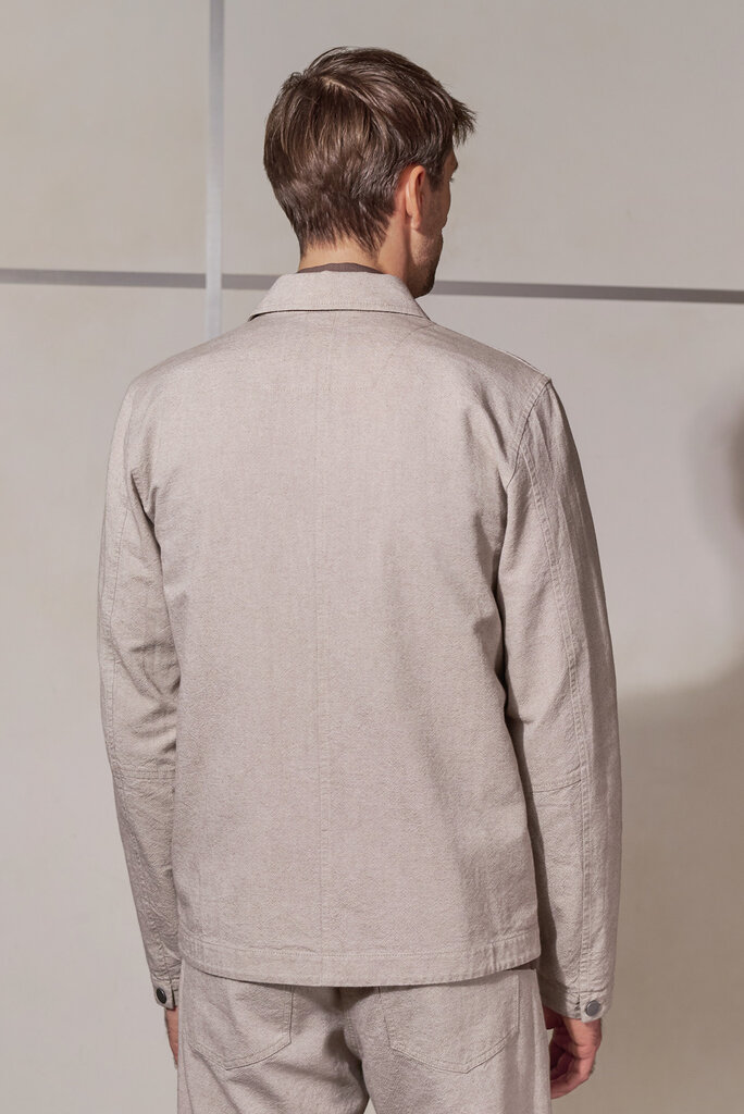 About Companions ASIR jacket eco canvas 230g cold brown