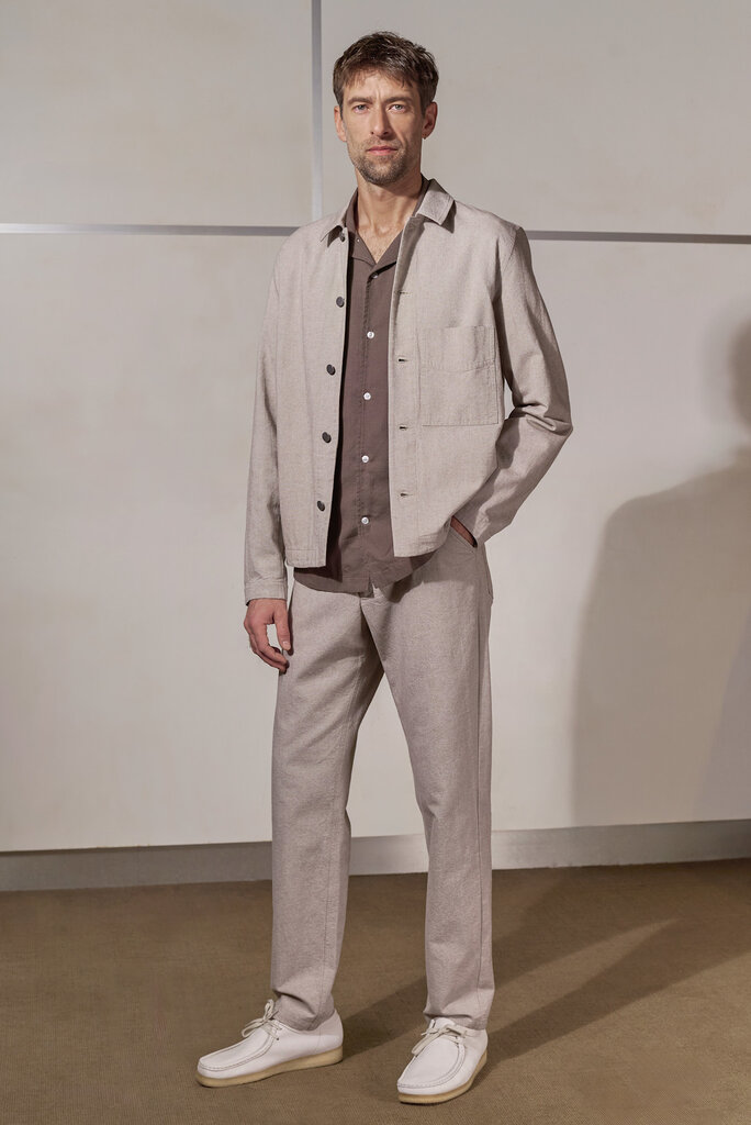 About Companions ASIR jacket eco canvas 230g cold brown