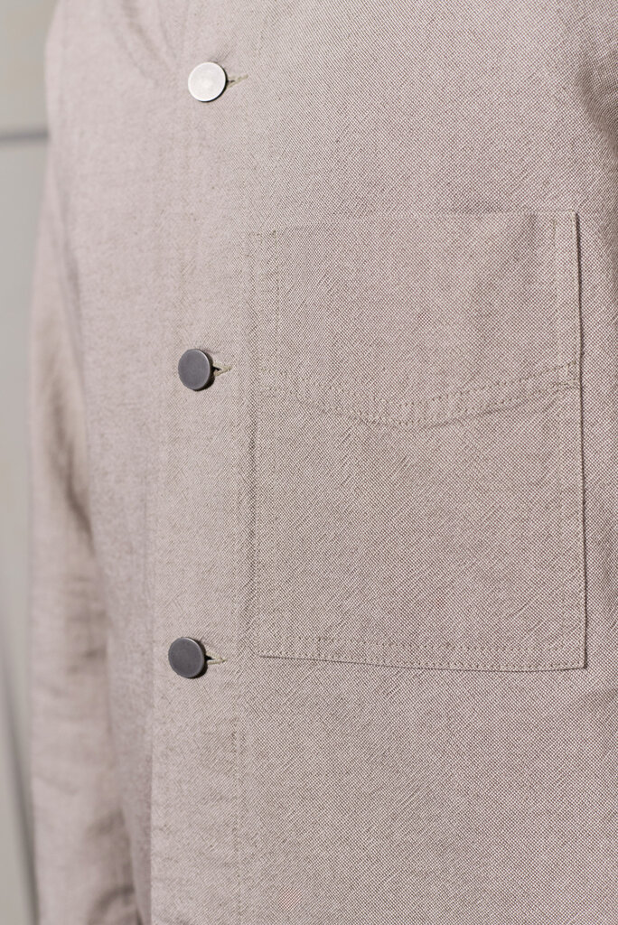 About Companions ASIR jacket eco canvas 230g cold brown