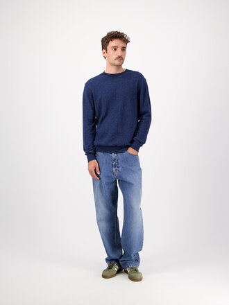 Castart Eyeball neppy crewneck navy