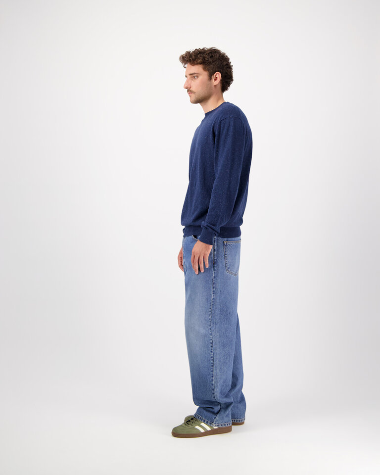 Castart Eyeball neppy crewneck navy