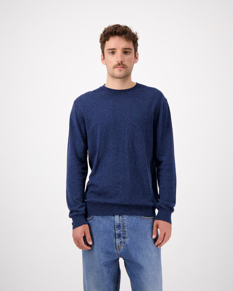 Castart Eyeball neppy crewneck navy