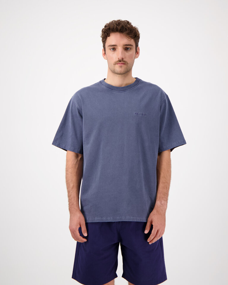 Castart Stonewashed tee t-shirt navy