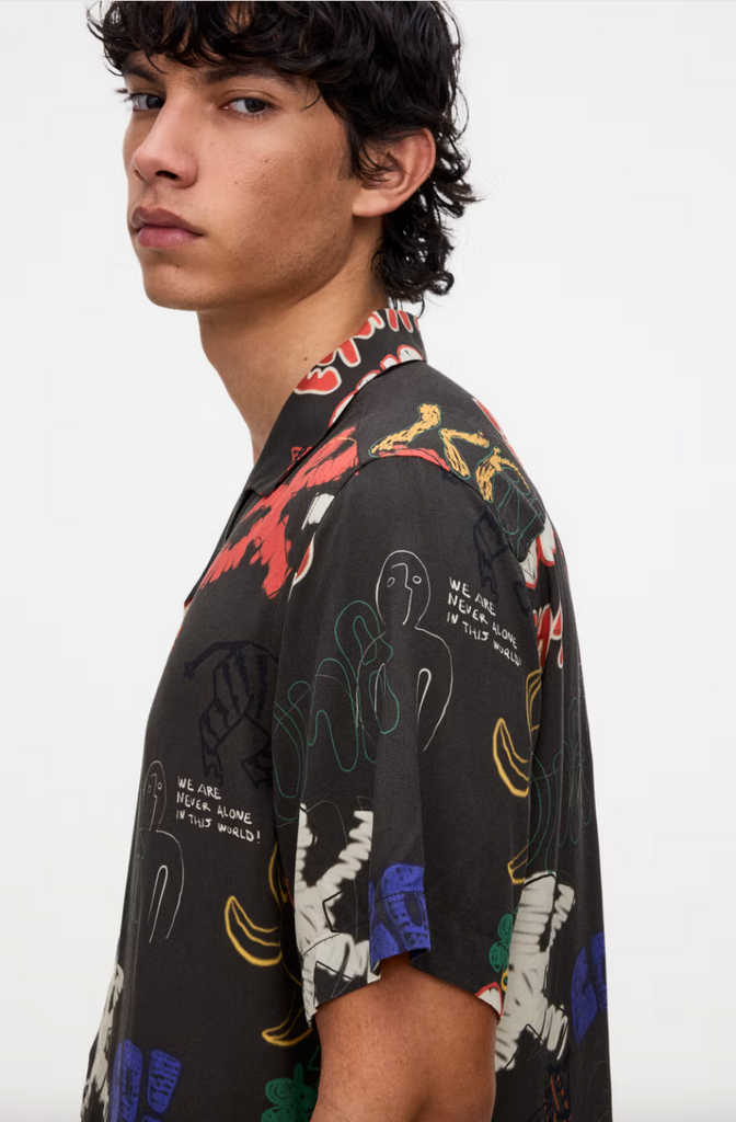 OAS Urbano Rocco Shirt Dk-Multi 99