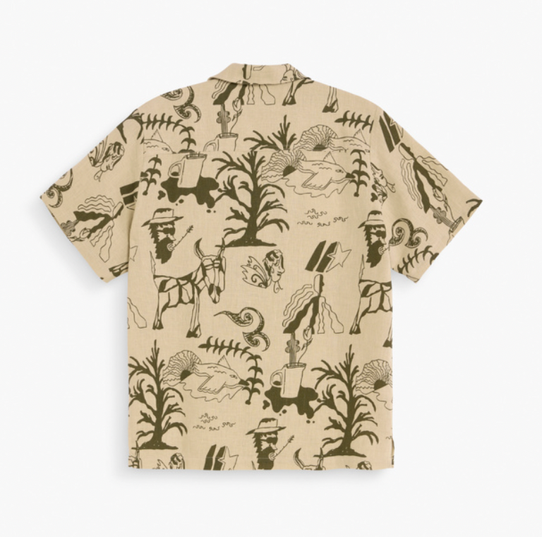 OAS Poplan Cuba Shirt Beige 03