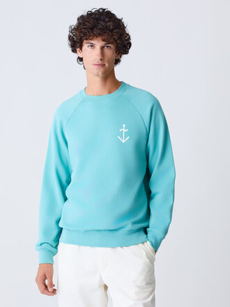 La Paz Cunha Sweater Green/Off white logo