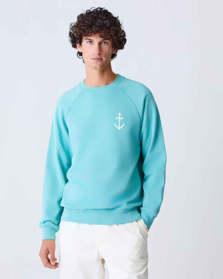 La Paz Cunha Sweater Green/Off white logo