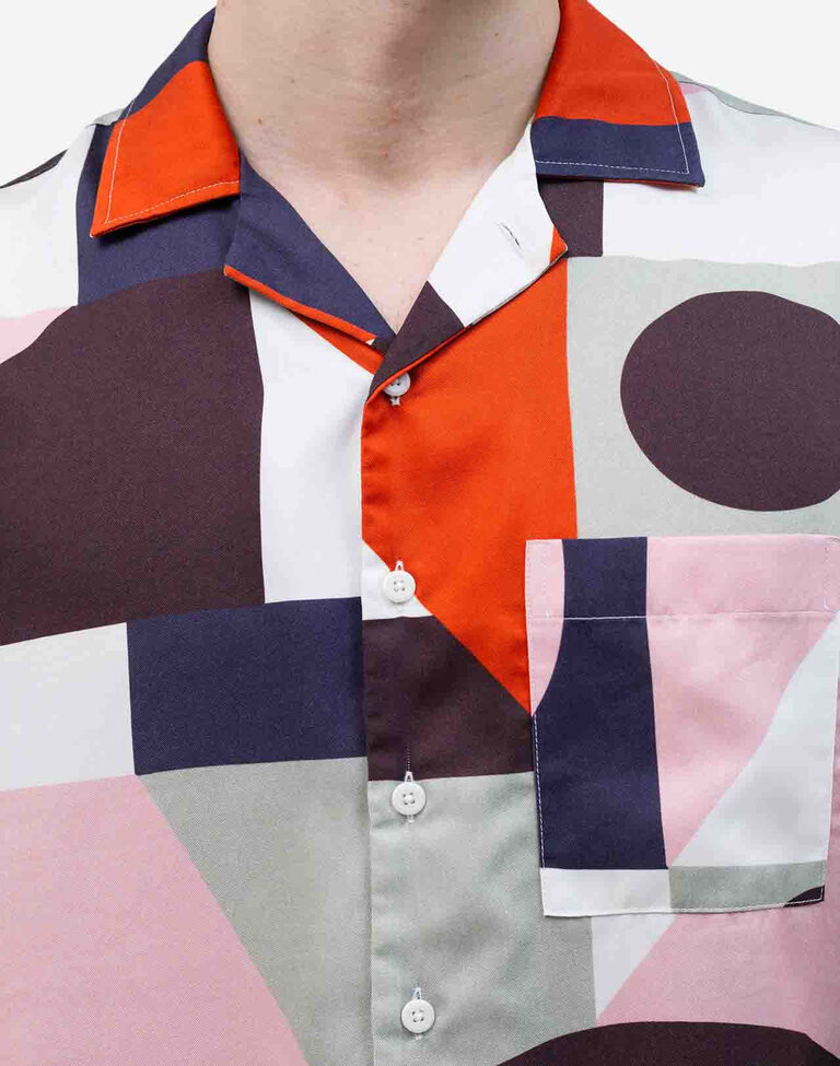 OLOW Aloha shirt cubism