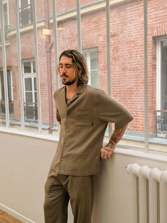 The Good People Sage Shirt Earth