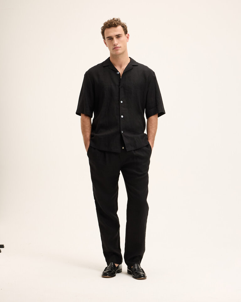 The Good People Soof Shirt Black