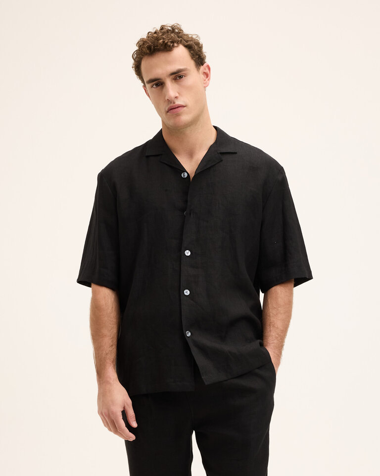 The Good People Soof Shirt Black