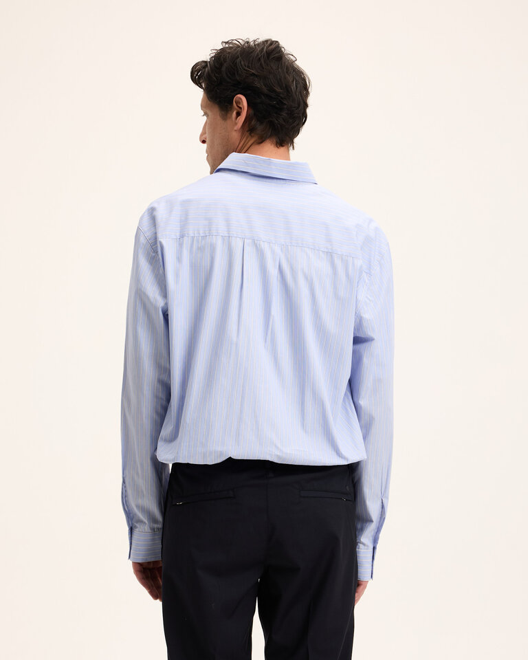 The Good People SoGood Shirt Light Blue Cotton