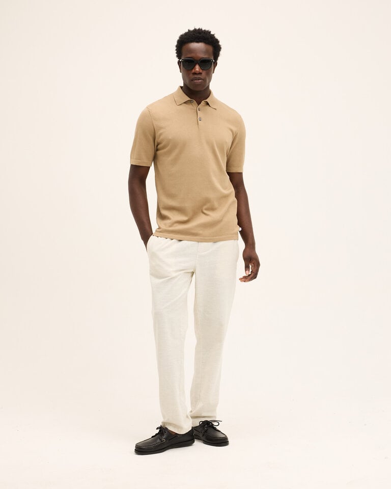 The Good People Plan terracotta polo