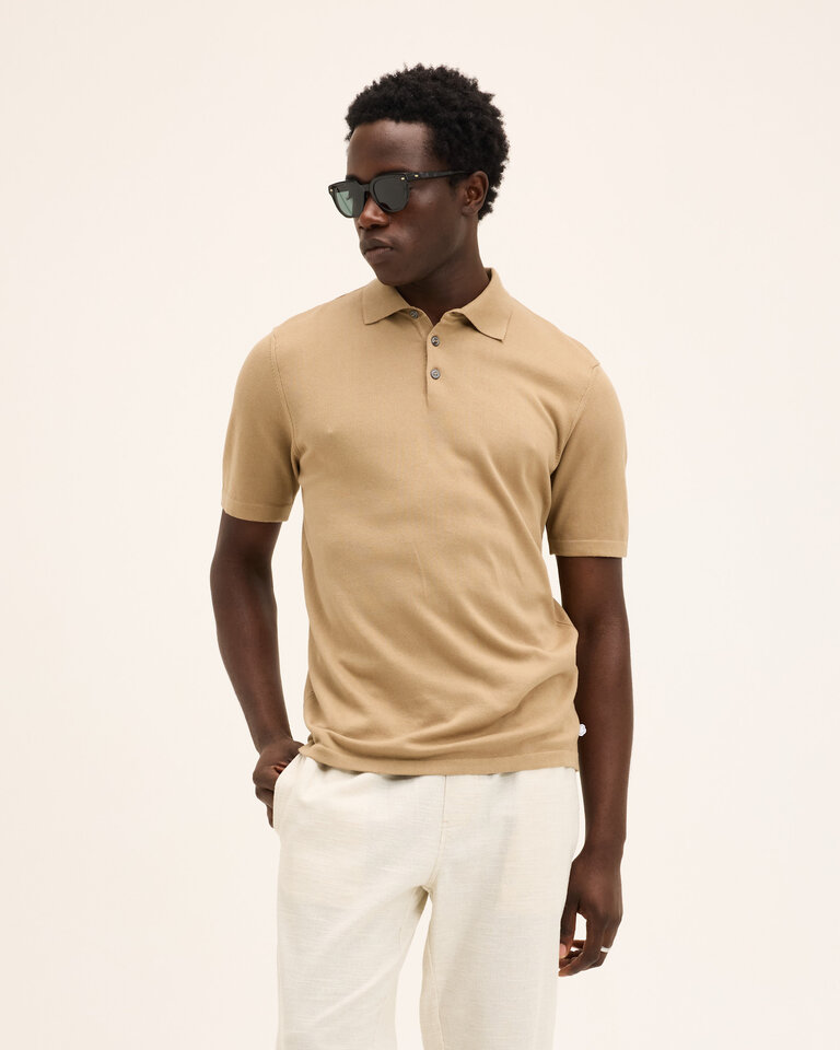 The Good People Plan terracotta polo
