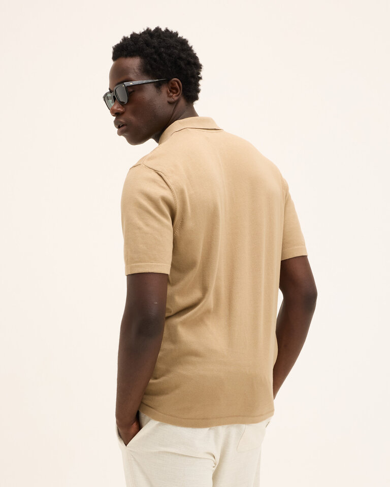 The Good People Plan terracotta polo