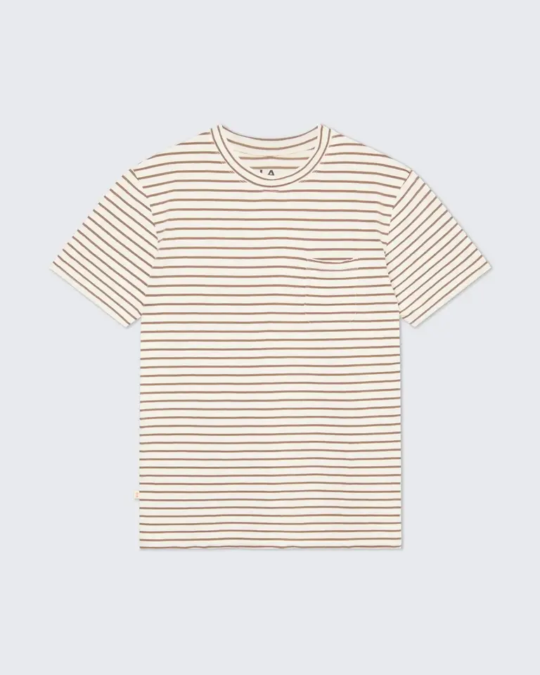 La Paz Guerreiro shirt Aztec Brown Stripes