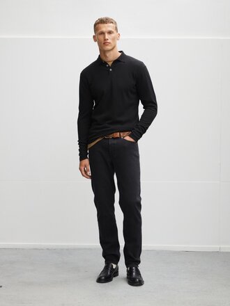 The Good People Kai polo black