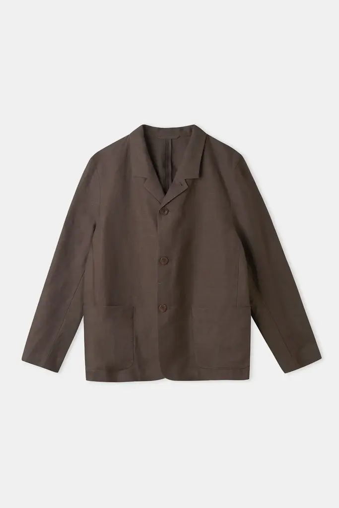 About Companions ELMAR blazer linen coffee