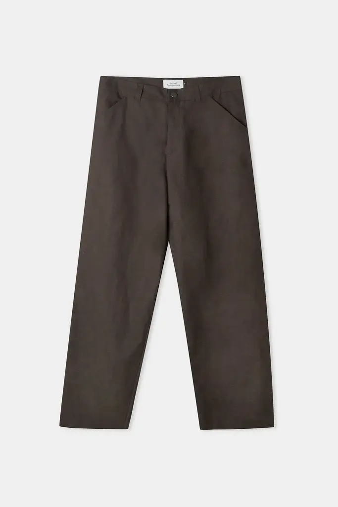 About Companions Carlo linen coffee trouser