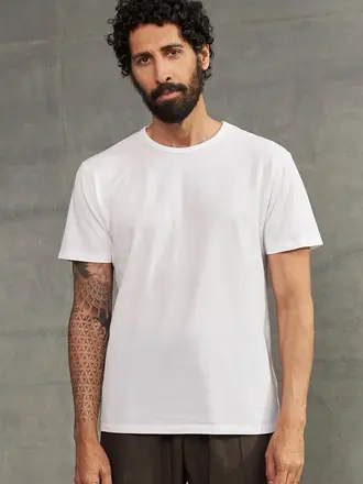 About Companions Liron T-shirt eco pique white