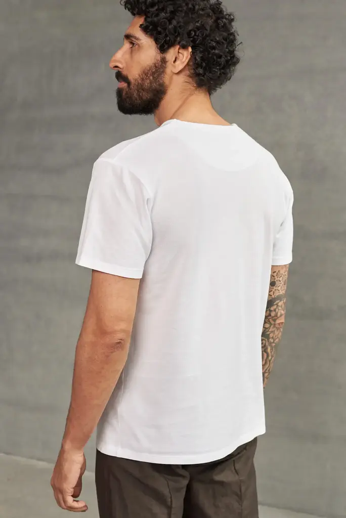 About Companions Liron T-shirt eco pique white
