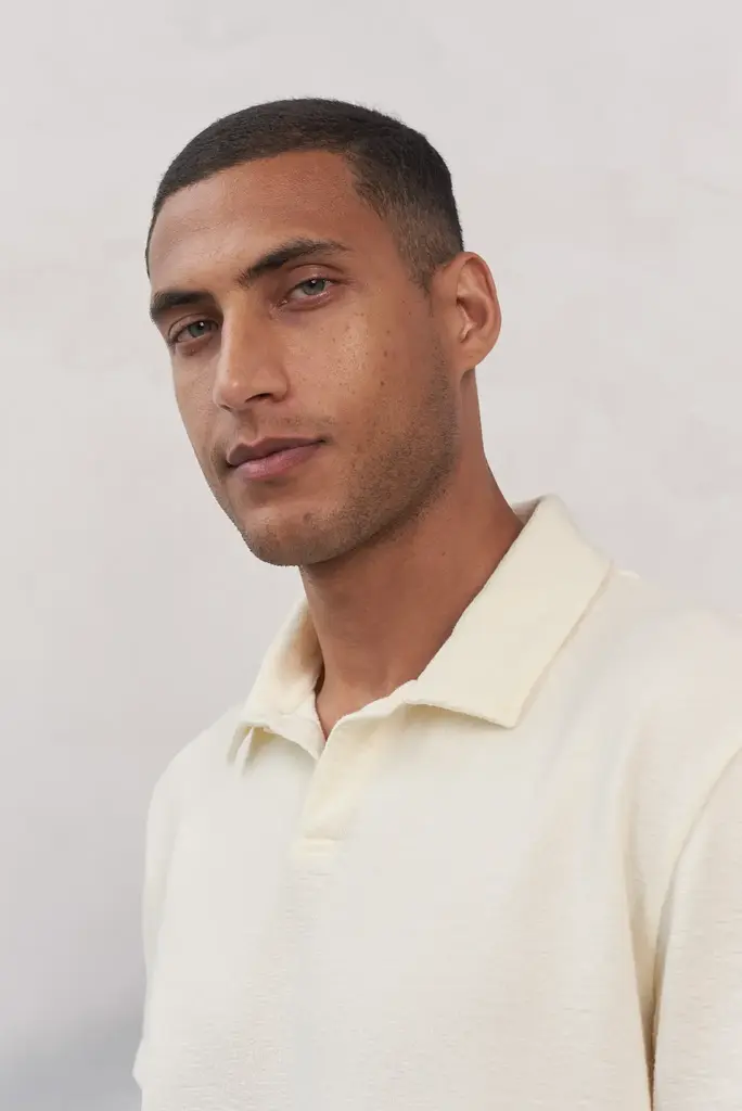 About Companions TODD shirt eco grain jersey ecru