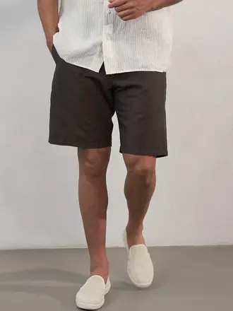 About Companions JONNY shorts linen coffee