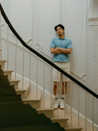 Peregrine Jones Polo Shirt Ocean