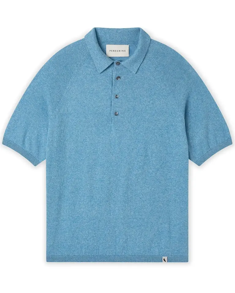 Peregrine Jones Polo Shirt Ocean