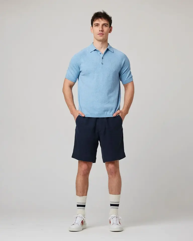 Peregrine Jones Polo Shirt Ocean