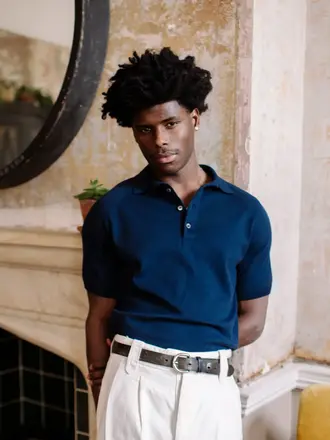 Peregrine Jones polo shirt navy