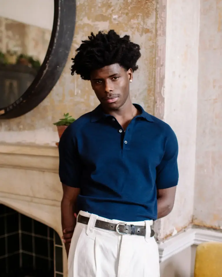 Peregrine Jones polo shirt navy