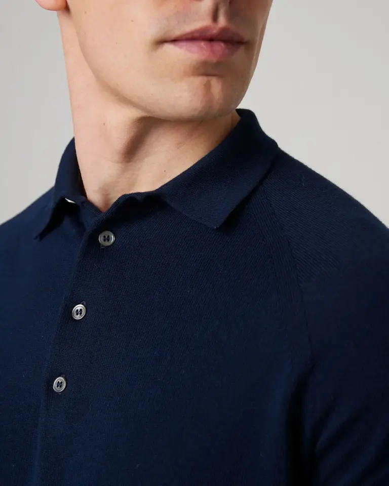 Peregrine Jones polo shirt navy