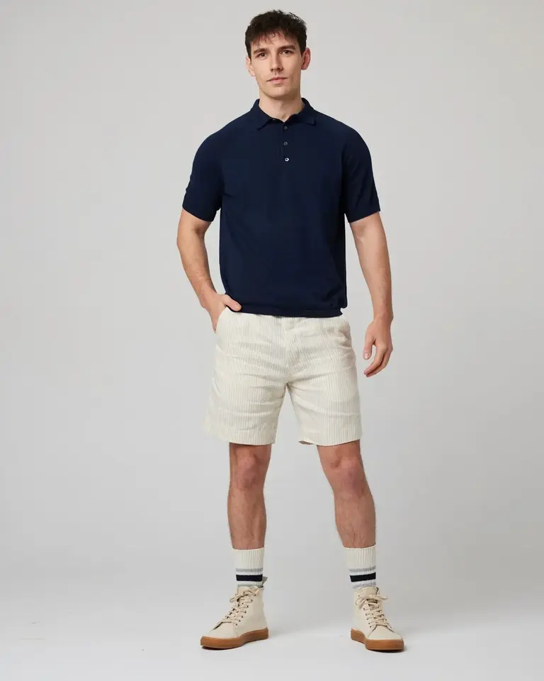 Peregrine Jones polo shirt navy