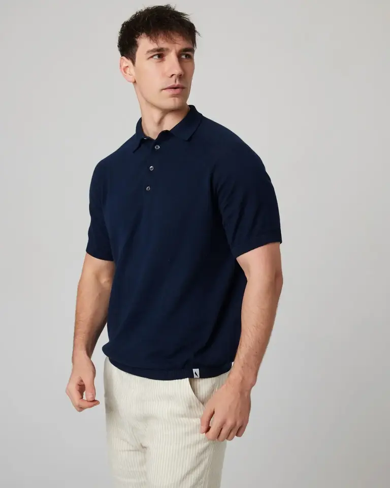 Peregrine Jones polo shirt navy