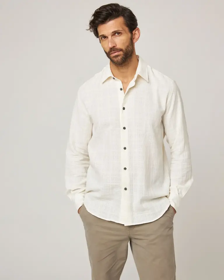 Peregrine Resort Shirt White