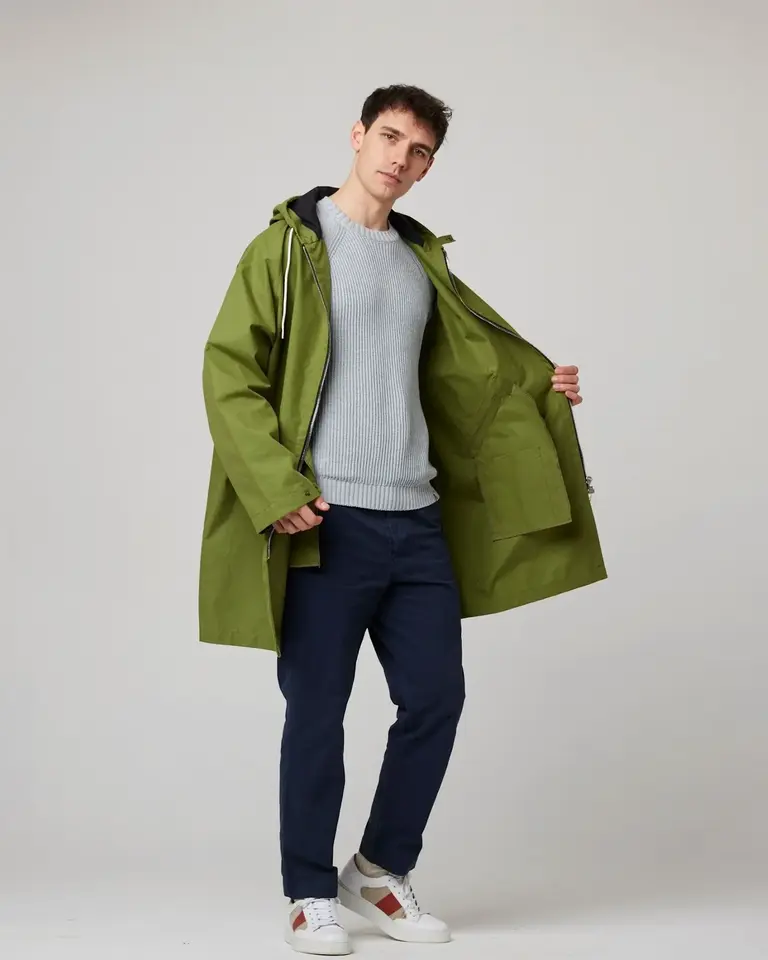 Peregrine Woodchester Cagoule Coat Green
