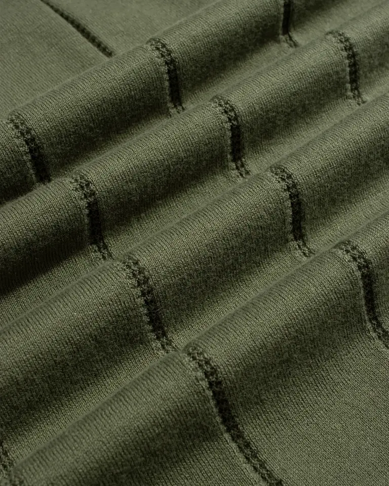 Far Afield Jacobs Knitted Polo Green