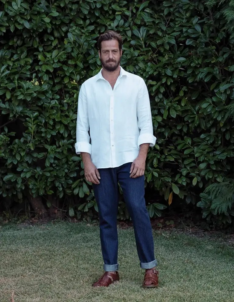 Carpasus Shirt Linen Clerigo White