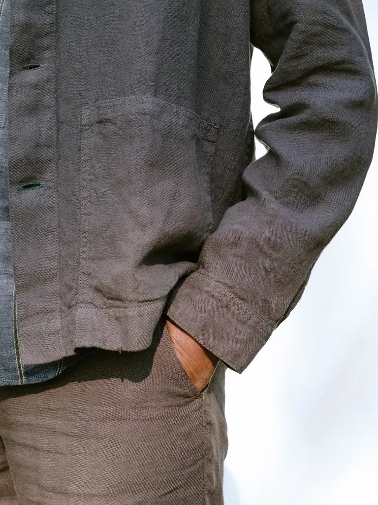 Carpasus Trousers Linen Ilha Long Taupe