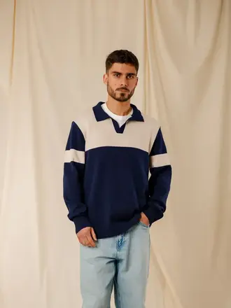 Royal Mer 0KARL-B Marine Beige polo