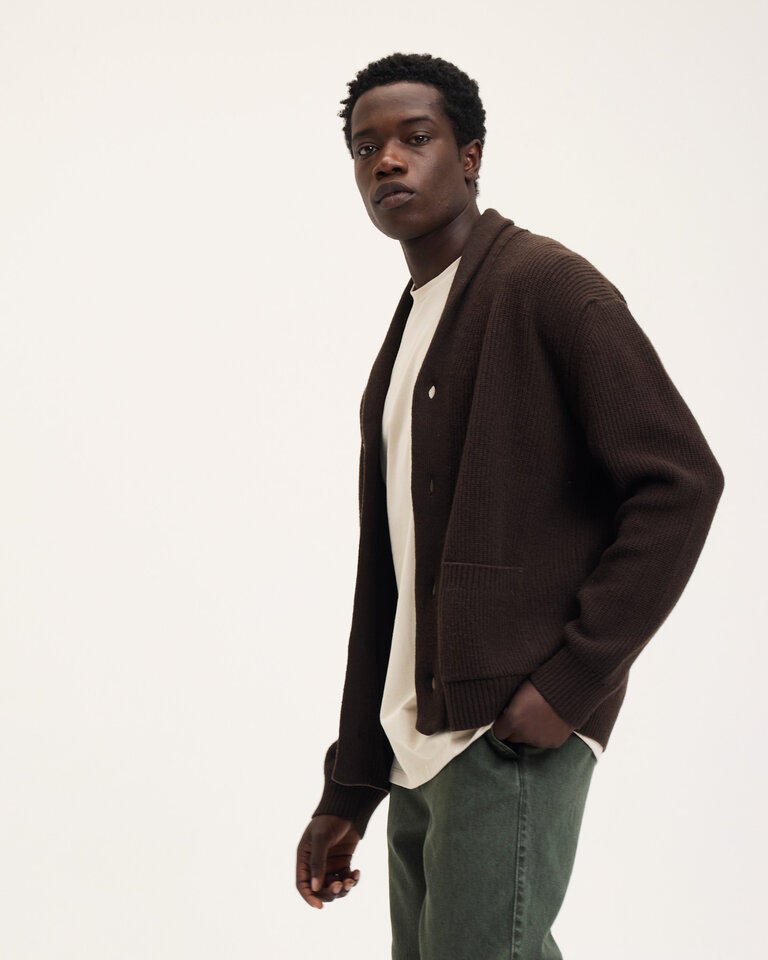 The Good People KARDIGAN chocolate brown