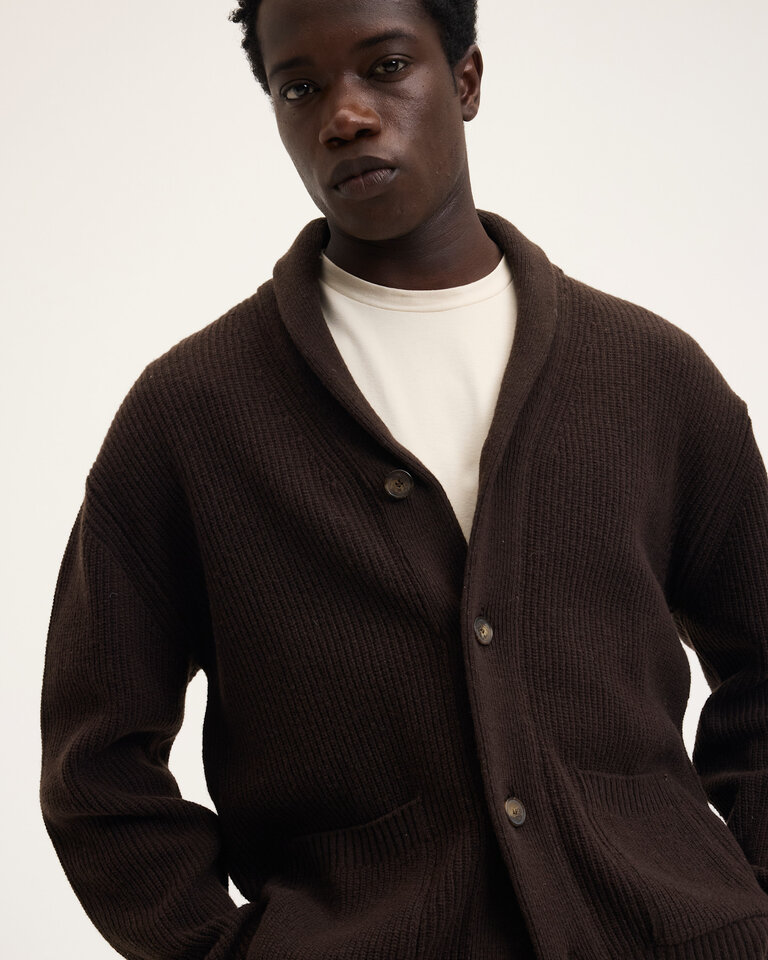 The Good People KARDIGAN chocolate brown
