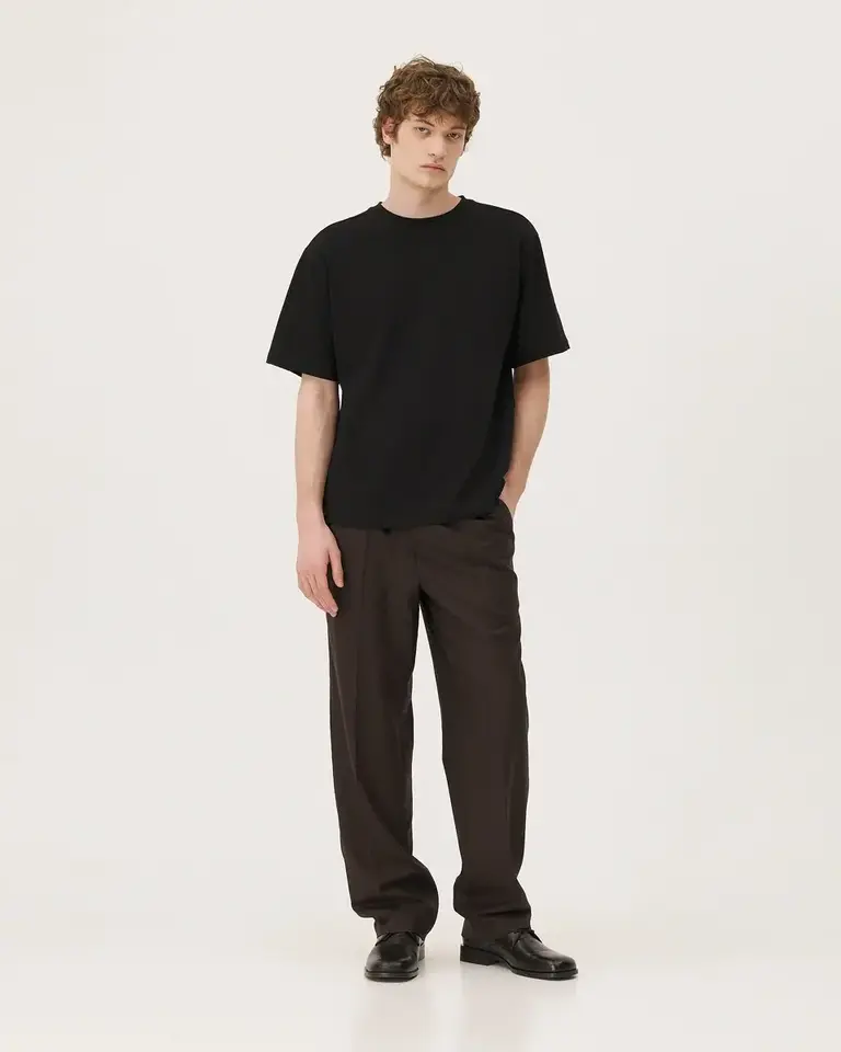 Noyoco Lotten trousers Brown Wool