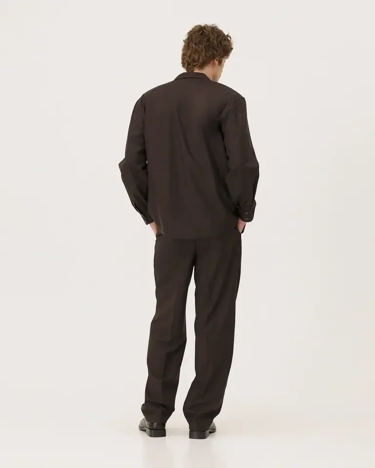Noyoco Lotten trousers Brown Wool