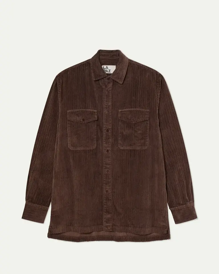 La Paz Aguiar overshirt brown
