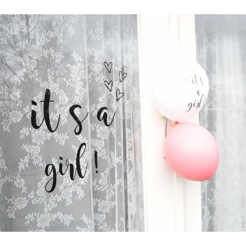 SuzyB Geboortesticker it's a girl SuzyB Geboortesticker it's a girl