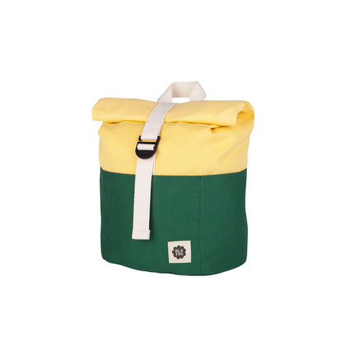 Blafre Roll Top Backpack 9,5L dark green + light yellow Blafre Roll Top Backpack 9,5L dark green + light yellow