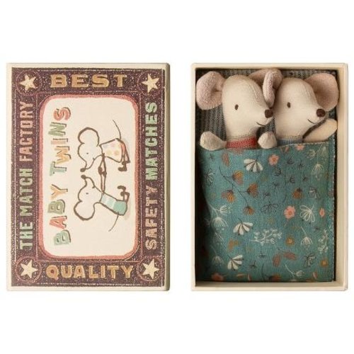 Maileg Baby Mice, Twins in box Maileg Baby Mice, Twins in box