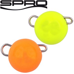 SPRO Freestyle Tungsten Bottom Jigs Orange/Chartreuse